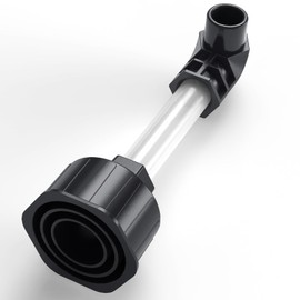 Homeslea AC Drain Line Unclogger, HVAC to PVC Pipe AC Drain Line Cleaner Tool, A/C Condensate Drain Line Cleaner Adapter, AC Drain Sucker Wet Vac Attachment to Evacuate & Unclog AC Drain Lines-Black