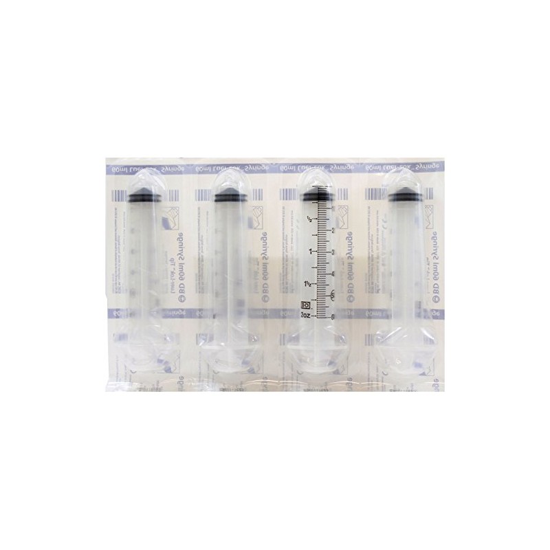 BD 60ml (CC) SYRINGE ONLY - Leur Lock Tip -