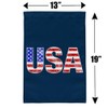 Graphics & More USA Flag Garden Yard Flag (Pole Not
