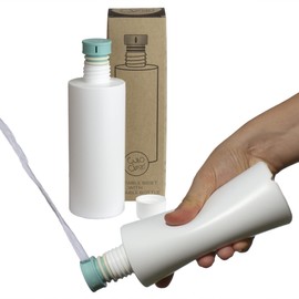 CuloClean Portable Bidet for Toilet or Travel. Peri Bottle for Men and Women. Handheld Spray. Bath Essentials (Aquamarine)