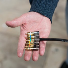 On-Q AC300410 Comp Gold Rg6u-Q Rca Plug 10 Pk, 10 Pack