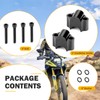 7/8" Heavy Duty Black Handlebar Risers 30mm Height for Motorcycle