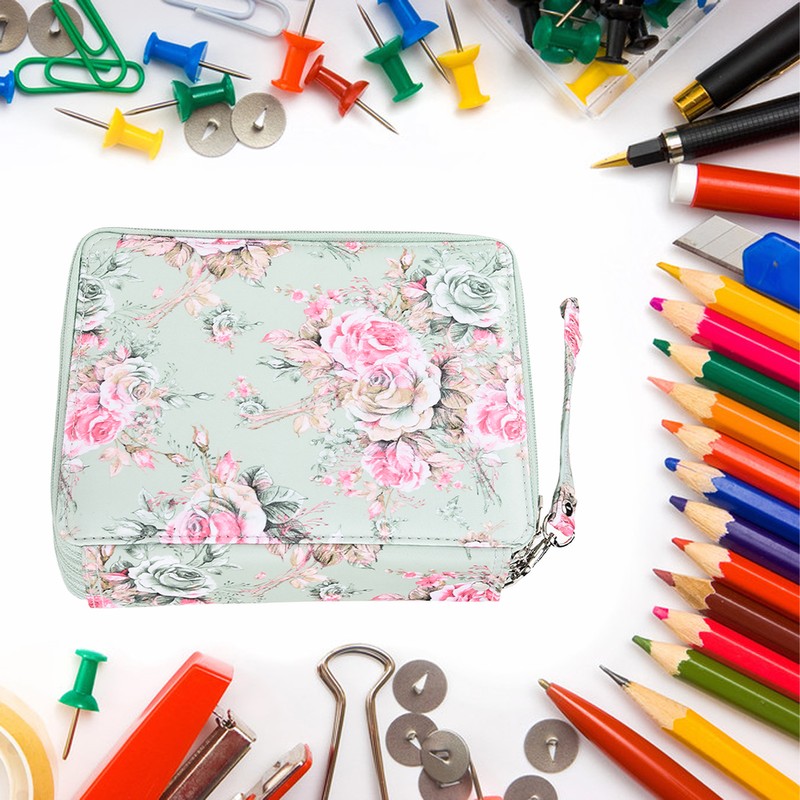 Pencil Box Large Capacity Thickened Handle Lightweight Portable Multifunctional Cosmetic