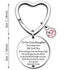HULALA Granddaughter Keyring Gifts From Grandparents To Our Granddaughter Key