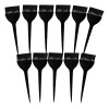 12 Brocha Tinte Cabello Aplicar Estilista Salon Oferta Negro