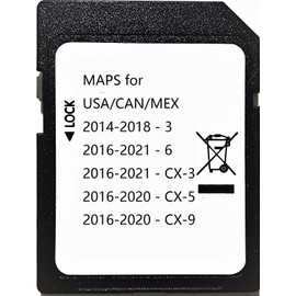 2020-21 GPS Navigation Card Compatible with Ma*da 3 6 CX-3 CX-5 CX-9