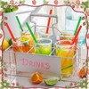 100 Pcs Strawberry Shape Plastic Straw Sweet Fruit Theme Disposable