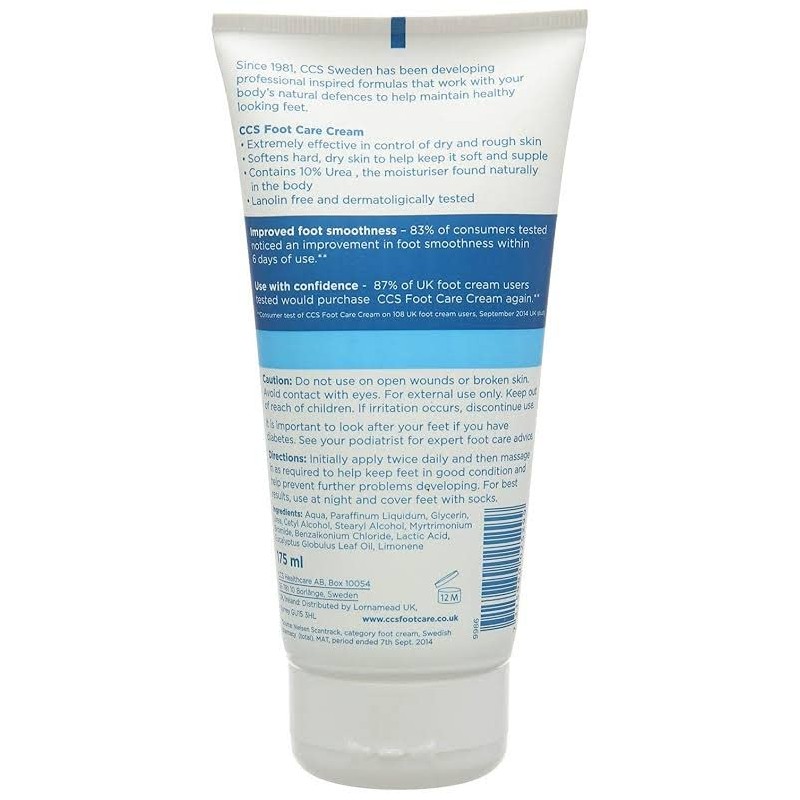FMHOME CCS Foot Care Cream 175 ML (2 Pack)- Intensive