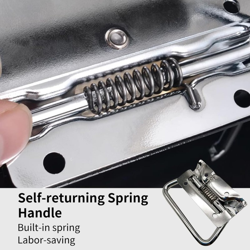 2 Pack Loaded Pull Handles, Heavy Duty Stainless Handles, Lifting