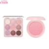 ETUDE Play Color Eyes + Whipping Velvet Blusher Set 2items [Whipping Cloud Collection], Shadow Palette#$%Blush:Moowoowoo Whipping-Berry Cream Chou