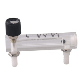 CNBTR Oxygen Flow Meter 100-1000ml/min Gas Flow Regulator Gas Flowmeter with Copper Connector for Oxygen Air