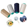 Serger Thread, All-Purpose Sewing Thread, 30 wt Polyester Thread for