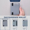 VON HEESEN Slim Wallet with RFID Protection - Mini Wallet