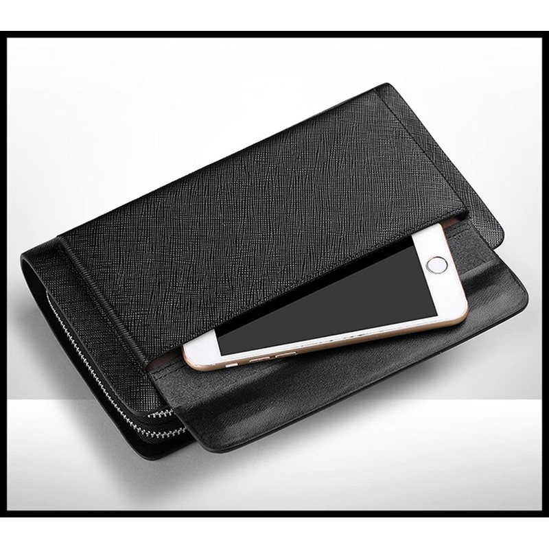 Hana Genuine Leather Second Bag Clutch Bag Clutch Style Second