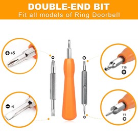 Zalizr Doorbell Screwdriver Kit with 40 Replacement Screws, Compatible with Ring Video Doorbell 1/2/3/4, Pro, Elite, and Circular Models