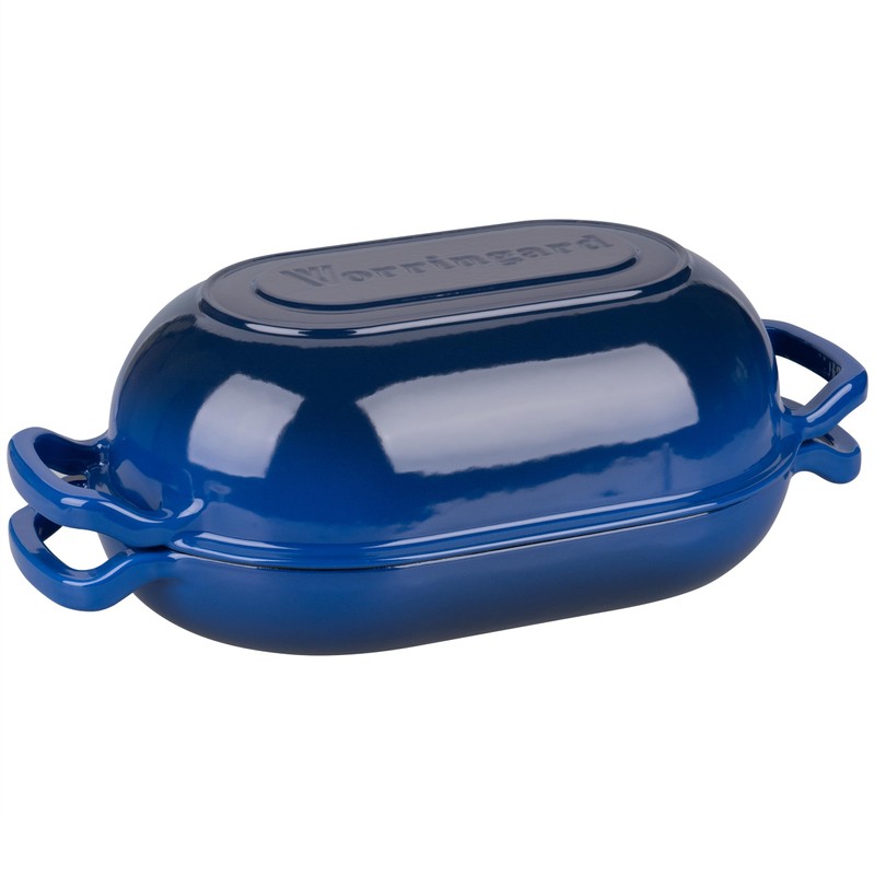 VORRINGARD Enameled Cast Iron Sourdough Bread Oven, Dutch Oven, Loaf