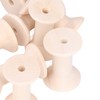20pcs Wooden Spools, Sturdy Structure, for DIY Making, Reliable, Durable,