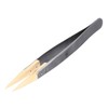 Anti Magnetic Tweezers with Replaceable Pointed Wooden Tips Watch Repair