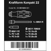 Wera 05051023001 | Kraftform Kompakt 22 Tool Set with Cloth