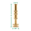 Watflow 3/4" Solid Brass Hose Nozzle - Heavy Duty High