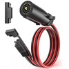 7 Way Trailer Plug to 2 Pin SAE Power Supply,7