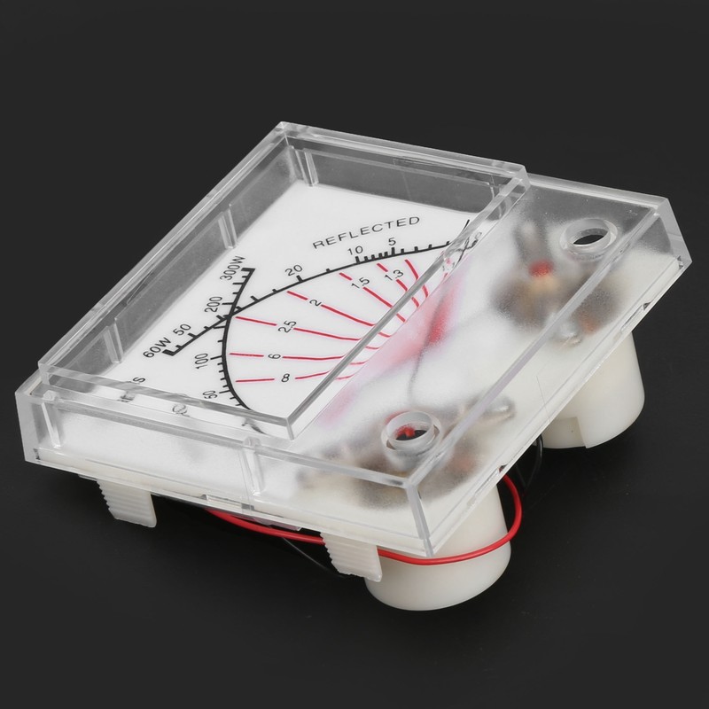 SWR/Power Watt Meter Double Needle 60/300W Power Meter Transmitter with
