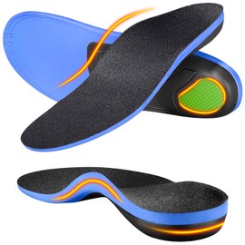Insole [Supervised by a Physical The/4-layer Shock Absorption Structure] Arch Support Shock Absorption Standing Work Shoe Insert Sports Men's Women's Choose from 5 Sizes (M (26cm~27cm))