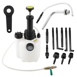 maXpeedingrods 3L Transmission Fluid Pump Transmission Oil Pump Extractor, Transmission Filler Pump with 12pc ATF Adapters, Manual Transmission Fluid Transfer Pump with Pressure Gauge