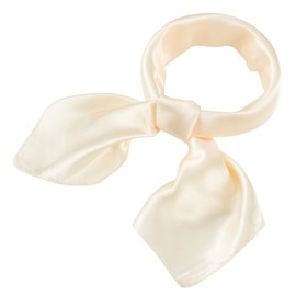 QBSM Womens 23.6 inch Satin Silk Feeling Formal Square Neck Scarf Head Hair Wraps Kerchief