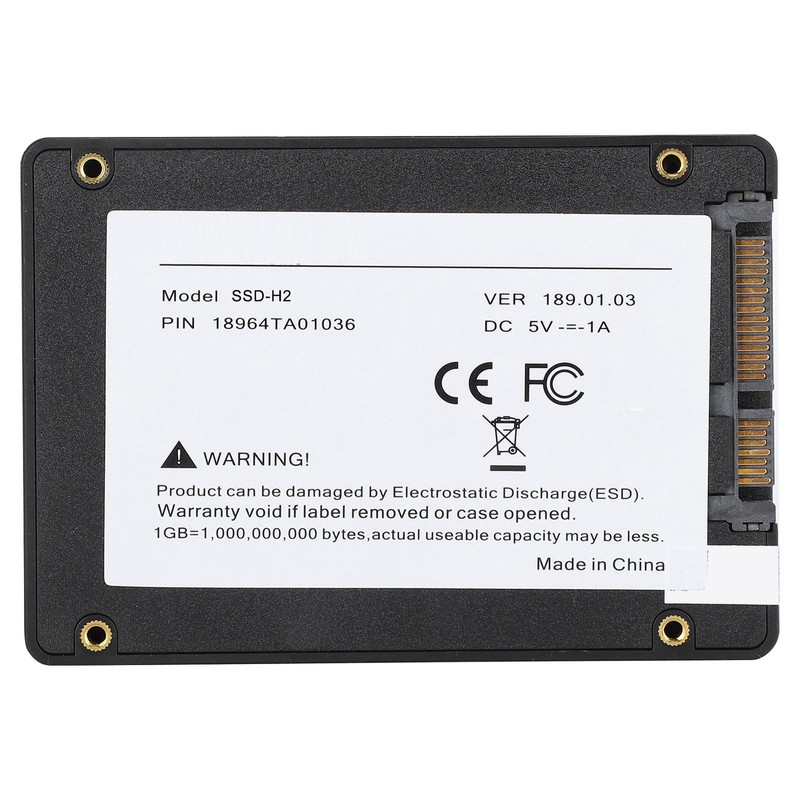 SSD Black Builtin Solid State Hard Disk Drive for Laptop