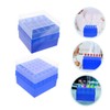 FELTECHELECTR 2pcs Test Tube Holder Storage Box Tube Case Slots