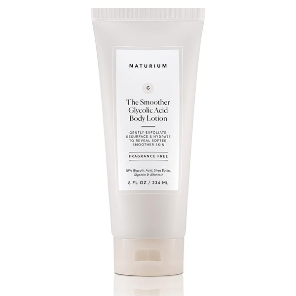 Naturium The Smoother Glycolic Acid Body Lotion, Resurfacing & Exfoliating