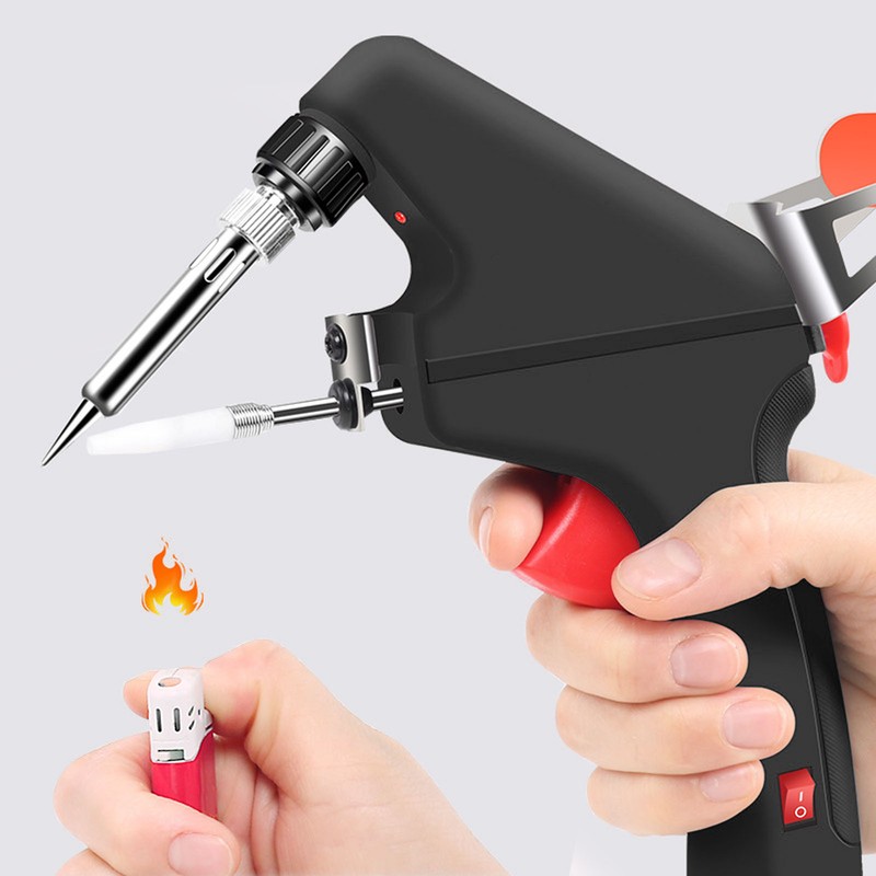 60W Soldering Iron Handheld Solder Iron Black Electric Soldering Tool