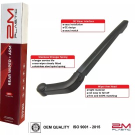 2MPLASTIC Rear Wiper Arm Blade For LandRover Discovery LR3 LR4 2005-2016 OEM Quality