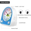 Eachui Analogue Alarm Clock for Children with Snooze Function, Night