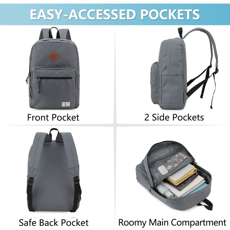 VX VONXURY School Backpack, Lightweight Children’s Backpack Water Resistant Work