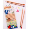 Staedtler Natural Coloured Pencils, Assorted Colours (Pack of 12)