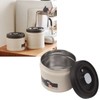 Vacuum Sealed Coffee Container 304 Stainless Steel Press Type Airtight