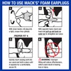 Mack's - Tappi per le orecchie, unisex, 10 paia, colore: