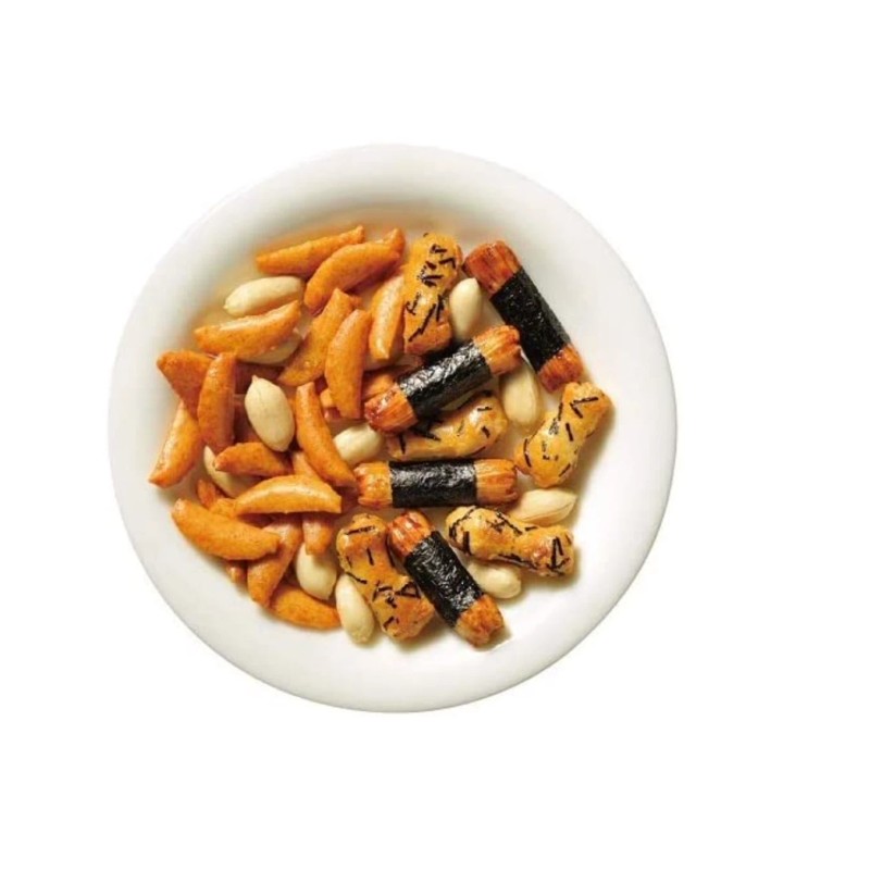 SANKO KAKI NO TANE PREMIUM PEANUTS MIX RICE CRACKER, 6