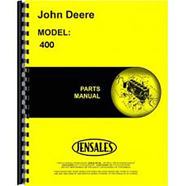Fits John Deere 400 Lawn & Garden Tractor Parts Manual (Hydrostatic)