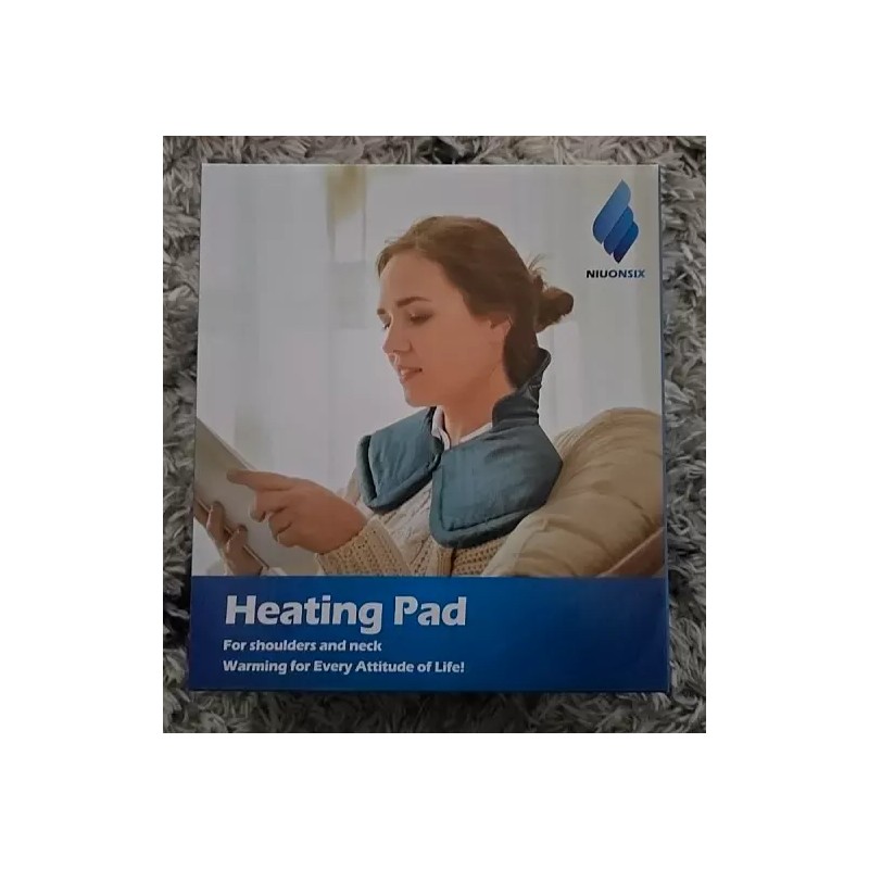 NIUONSIX Heating Pad for Neck and Shoulders 2lb Weighted Neck