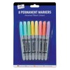 Just stationery 8 Pastel Coloured Permanent Markers, Multicolor