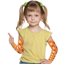 JOEYOUNG Arm Sleeves for Kids (4-9 Years) Sun Sleeves for Football Basketball Costume for Party UV Protection Sleeve Cooling