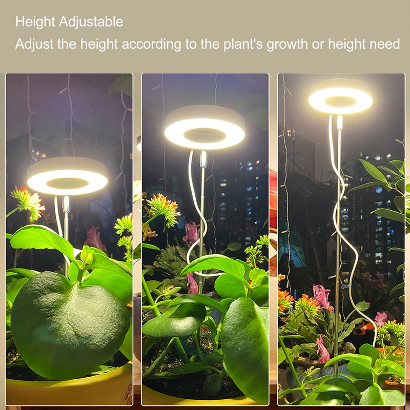 LED Plant Growing Lamp Full Spectrum Retractable Adjustable Brightness Plant