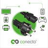 conecto Power Cable IEC Cable 3-Pin 5.0 m Protective Contact