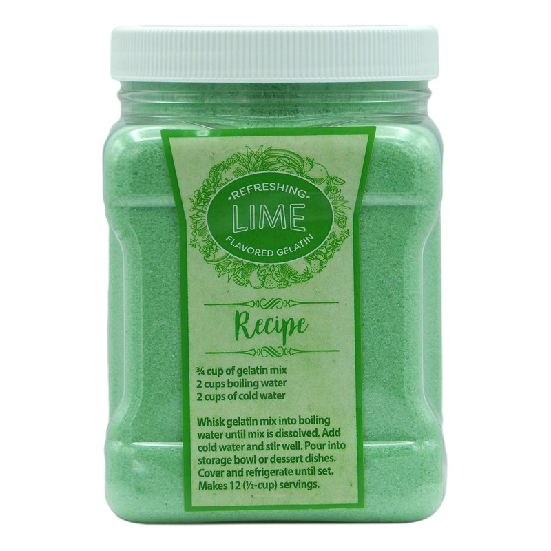 Lime Gelatin - 2 Lb Container