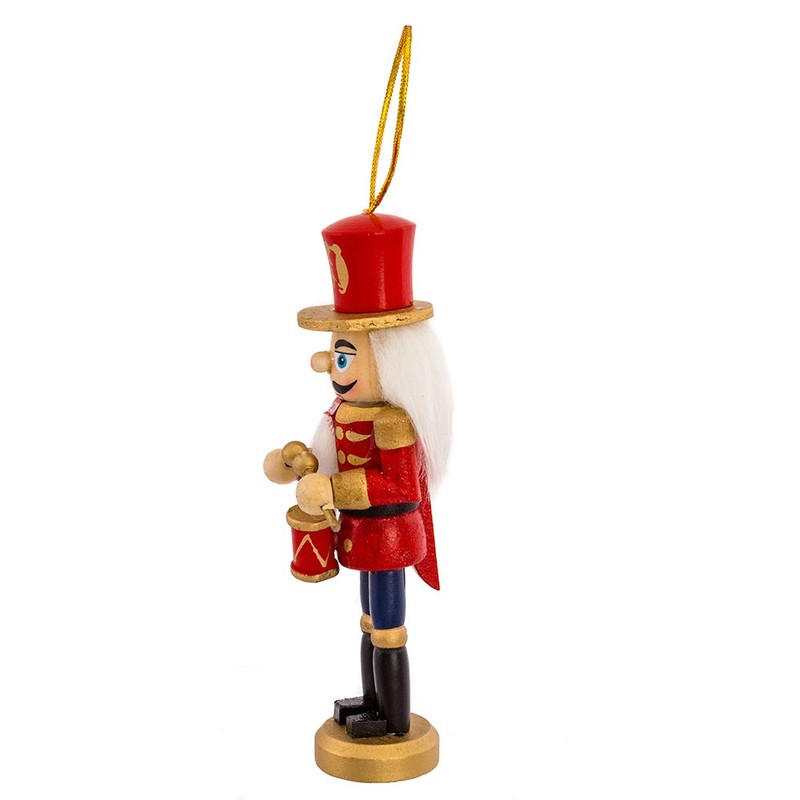 Kurt Adler Wooden Nutcracker Ornament 4-Piece Box Set, 5-Inch
