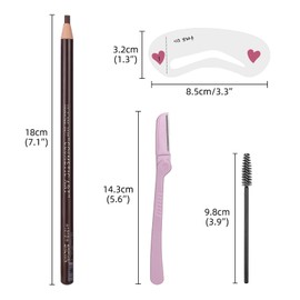 BAMTTOO 5pcs Waterproof Eyebrows Pencil Tattoo Makeup Microblading Supplies Kit Permanent Eye Brow Liners In 5 Colors Waterproof Eyebrow Pencils Peel Brow Pencil Set