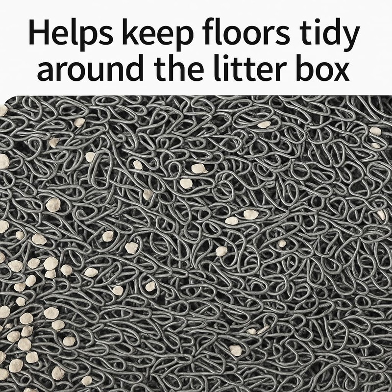 Bulk buys Cat Litter Mat. Traps Litter. Soft Non-Slip Surface.